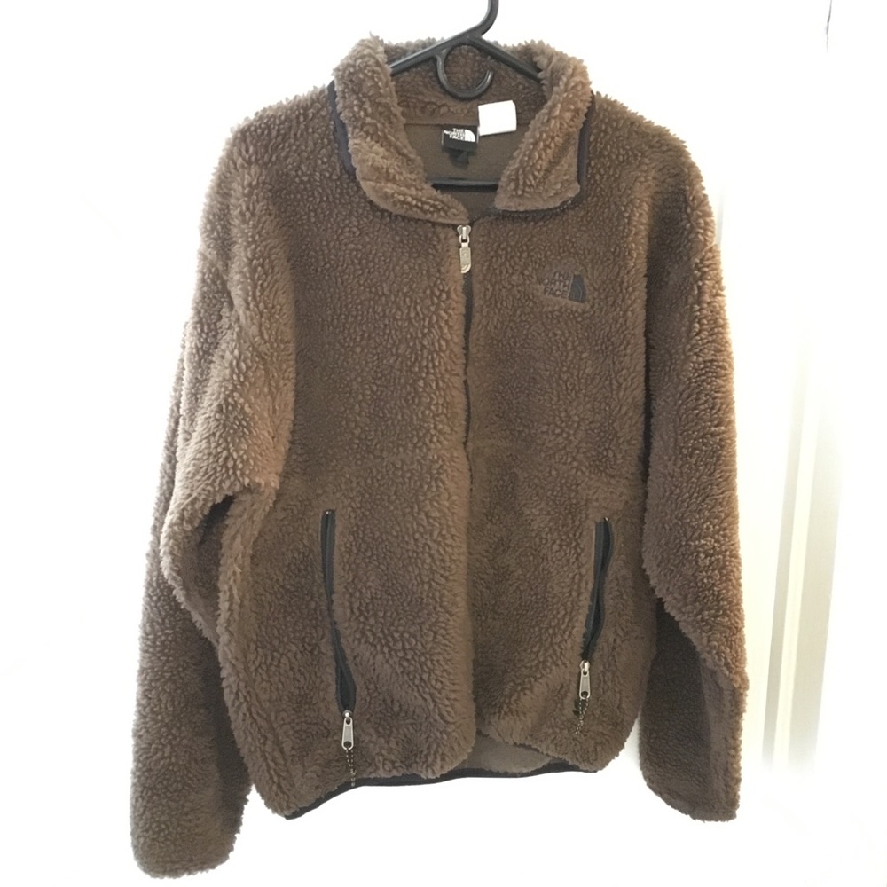 Vintage The North Face Brown Fuzzy Jacket